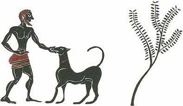 ‟Αυτός φυλάει το χτήμα και το σπίτι.”