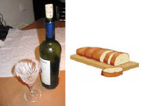 Εικ. 6.2 Τα σάκχαρα που υπάρχουν στο αλεύρι μετατρέπονται με τη δράση των μικροοργανισμών σε αλκοόλη και διοξείδιο του άνθρακα. Στο τελευταίο οφείλεται το φούσκωμα του ψωμιού.