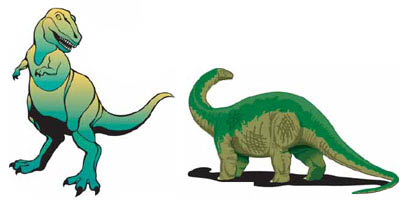 Εικ. 7.3 Καθώς οι συνθήκες στη Γη μεταβάλλονται συνεχώς, κάποιοι οργανισμοί προσαρμόζονται και κάποιοι όχι. Παράδειγμα οργανισμών που δεν προσαρμόστηκαν είναι οι δεινόσαυροι. Κάποτε αποτελούσαν μία από τις πιο επιτυχημένες ομάδες οργανισμών πάνω στη Γη, αλλά εξαφανίστηκαν κάτω από αδιευκρίνιστες συνθήκες. Οι υποθέσεις που κάνουμε είναι πολλές και μία από αυτές υποστηρίζει ότι δεν μπόρεσαν να προσαρμοστούν στις μεταβαλλόμενες συνθήκες.