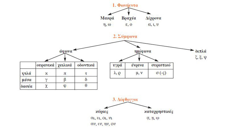 Α. Οι φθόγγοι και τα γράμματα