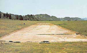 Το στάδιο της Αρχαίας Ολυμπίας σήμερα