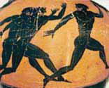 Αρχαίοι δρομείς. Παράσταση από αγγείο