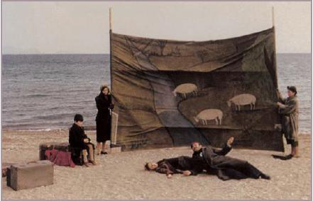 Φωτογραφία από την ταινία &laquo;O Θίασος&raquo; του  Θ. Αγγελόπουλου