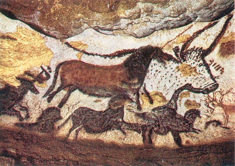 16. Σπηλαιογραφία ­από το Λασκό της Γαλλίας, 30000-12000 π.Χ.