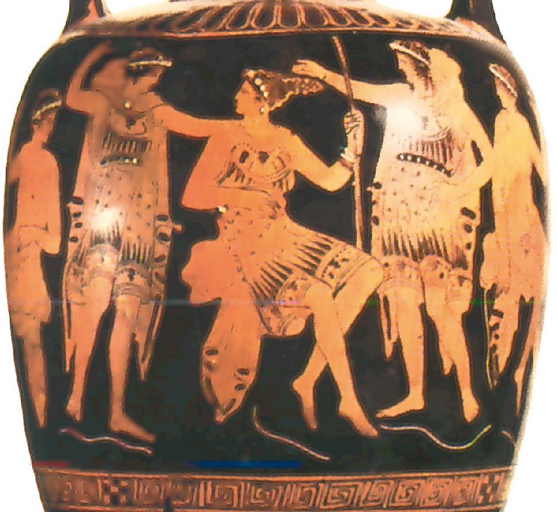 17. Τμήμα αττικού αμφορέα, ερυθρόμορφου ρυθμού, 6ος αι. π.Χ.