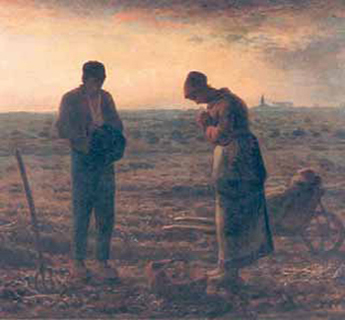 6. Μιλέ,«Ο εσπερινός», 1877, λάδι σε μουσαμα.