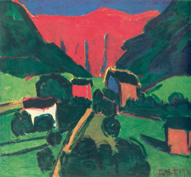 11. Ρότλουφ, «Νορβηγικό τοπίο», 1911.