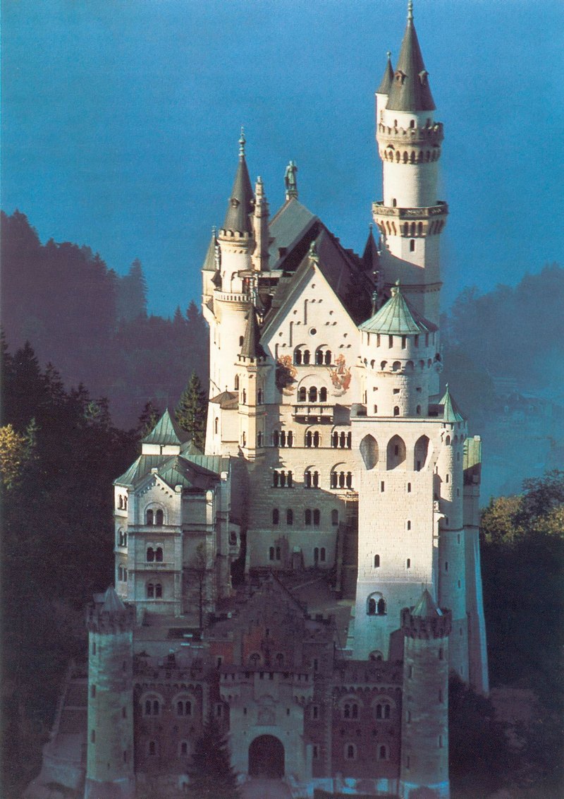 12. Ο πύργος του Νοϊσβανστάιν στη Βαυαρία, 1867.