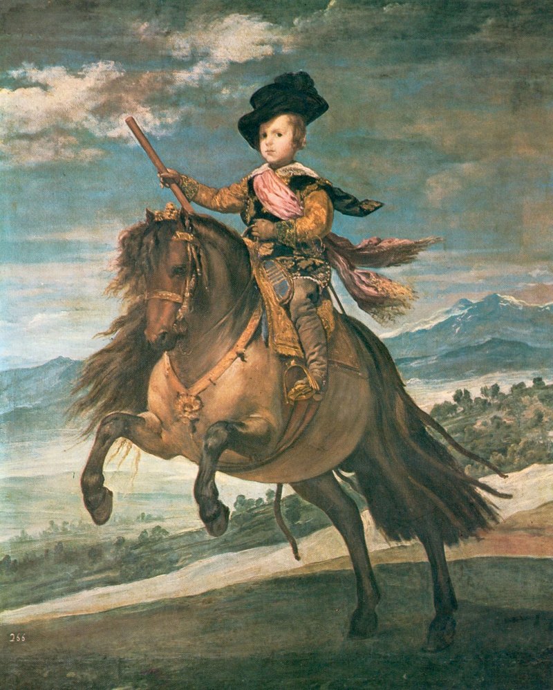 1. Βελάσκεθ, «Ο πρίγκιπας Μπαλτάσαρ Κάρλος έφιππος», 1634.