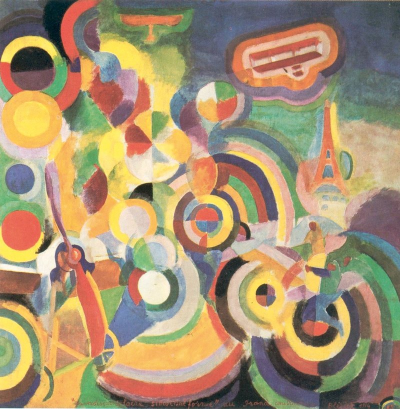 15. Ντελονέ, «Αφιέρωμα στον Μπλεριό», 1914.