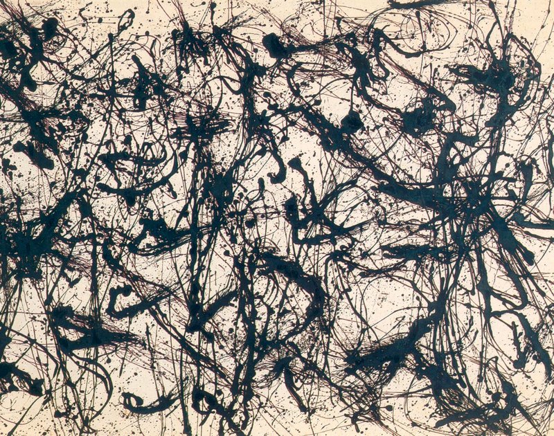 22. Πόλοκ, «Αριθμός 32», 1954.