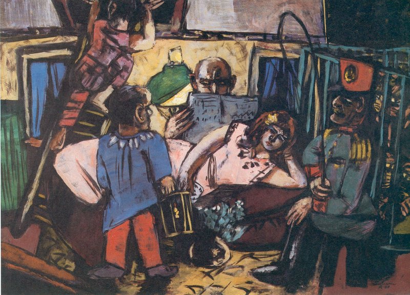 23. Μαξ Μπέκμαν, «Τροχόσπιτο τσίρκου», 1940.