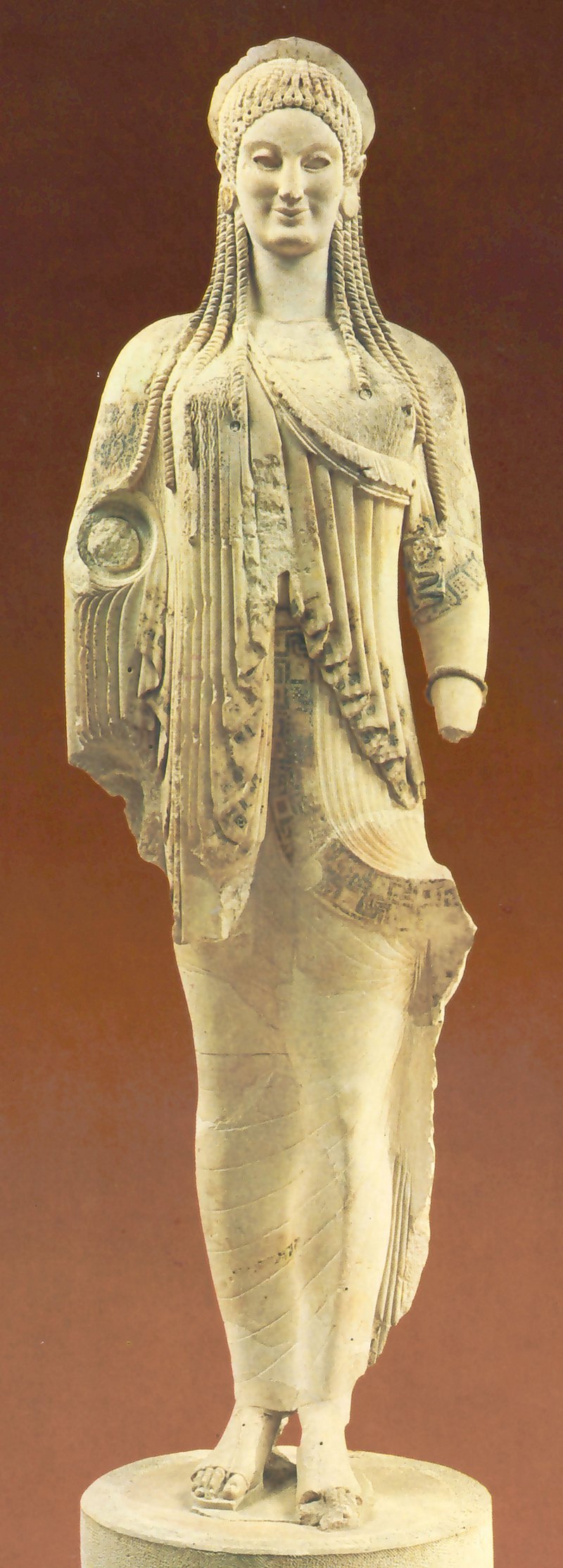 4. Κόρη από την Ακρόπολη, 520 π.Χ.