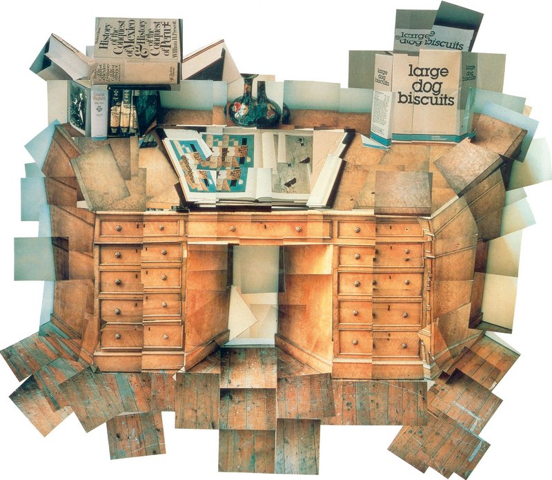 31. Χόκνεϊ, «Το γραφείο», 1984, κολάζ φωτογραφιών.