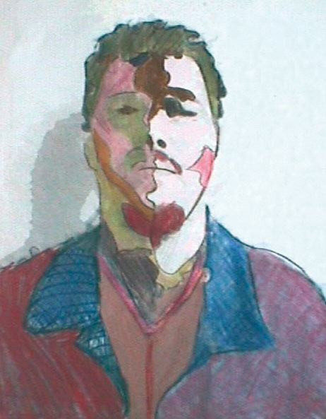 38. Έργο μαθητή, ψηφιακή επεξεργασία και επιζωγράφηση φωτογραφίας.