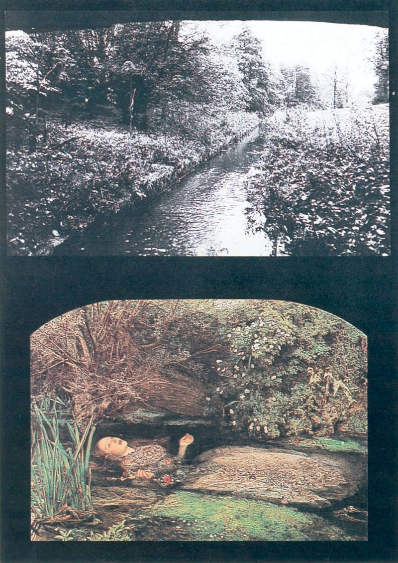 13. Ρόσενμπαχ, «Οφηλία», 1987, βίντεο-ινσταλέισον που βασίστηκε σε έργο του Μιλέ.