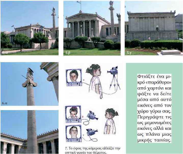 Το ύψος της κάμερας αλλάζει την οπτική γωνία του θεάματος.