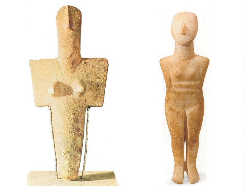 1. Κυκλαδικά ειδώλια, 3200 – 2000 π.Χ.