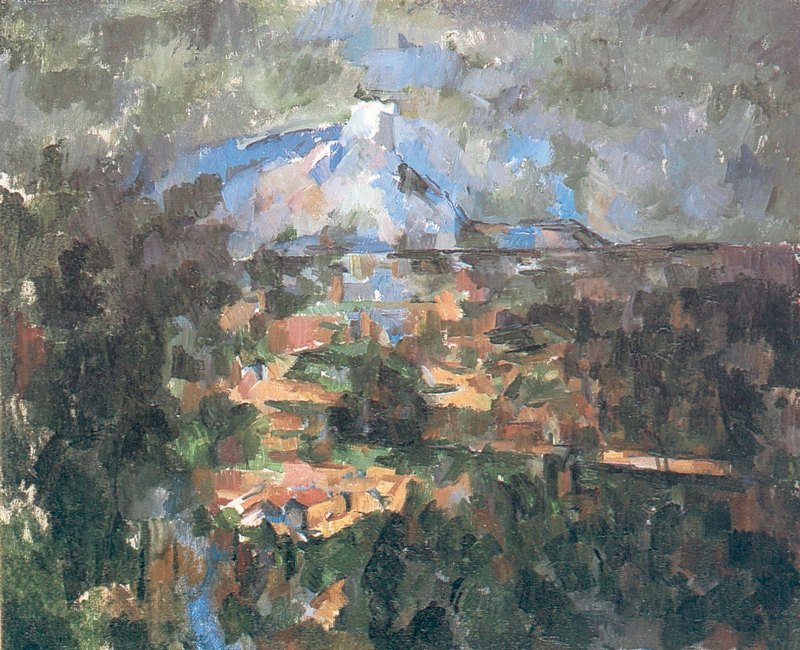 2. Σεζάν, «Το όρος Σεντ-Βικτουάρ», 1904.