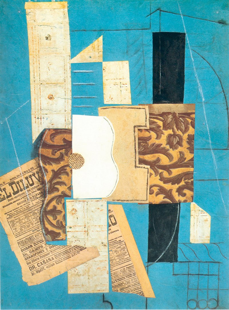 3. Πικάσο, «Νεκρή φύση με βιολί και φρούτα», 1913.