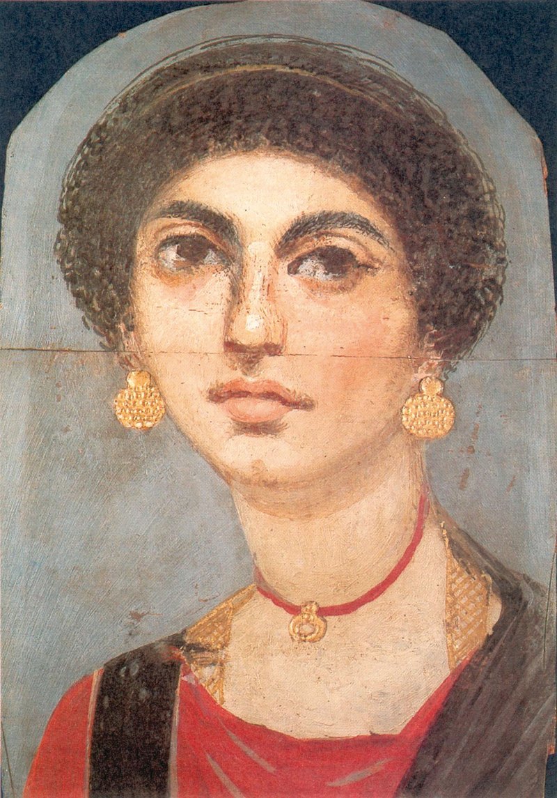 17. «Πορτραίτο γυναίκας», Φαγιούμ, 1ος αι.