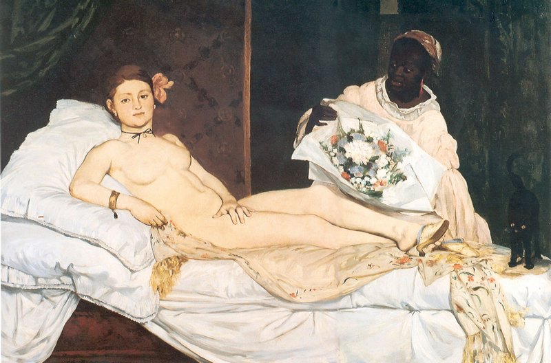 2. Μανέ, «Ολυμπία», 1863.