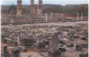 Η αρχαία αγορά των Φιλίππων.