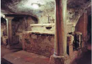 Κατακόμβη στη Ρώμη.