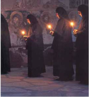 Ορθόδοξες μοναχές.