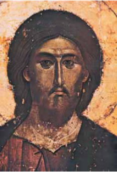 6. Χριστός. Βυζαντινή εικόνα. Άγιον Όρος, 13ος αι.