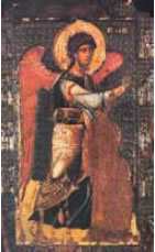 Αρχάγγελος Γαβριήλ. 12ος αι. Περίβλεπτος, Οχρίδα, πρώην Γιουγκοσλαβία.