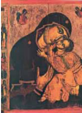 Παρθένος η Ελεούσα. Εθνικό Aρχαιολογικό Μουσείο Σόφιας, Βουλγαρία.