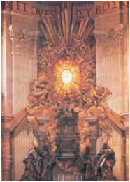 10. Θρόνος του Αγ. Πέτρου. Έργο του Μπερνίνι. Βατικανό.