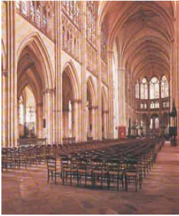 5. Εσωτερικό του ναού της Τρουά. Γαλλία. Γοτθική αρχιτεκτονική.