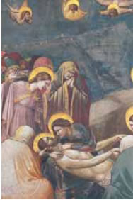 8. Θρήνος για τον Χριστό. Έργο του Τζιότο, στο μεταίχμιο της Αναγέννησης