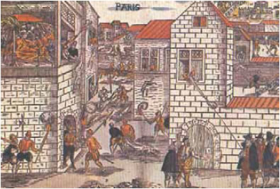 Νύχτα του Αγ. Βαρθολομαίου. 1572. Ξυλογραφία