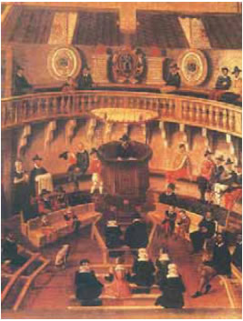 Θ. Λειτουργία Καλβινιστών στη Λυών. 16ος αι.