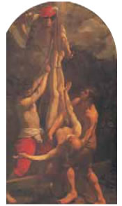 Σταύρωση του Απ. Πέτρου, του Γκουίντο Ρένι. Ρυθμός μπαρόκ, Μουσείο Βατικανού.