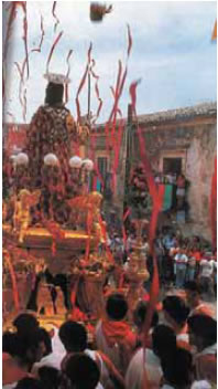 Σικελία, λιτανεία του αγάλματος του Απ. Παύλου.