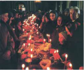 Πασχαλινό τραπέζι στη Ρωσία.