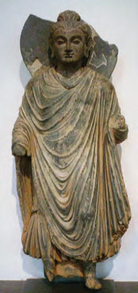 Γλυπτό όρθιου Βούδα, 1ος αι.