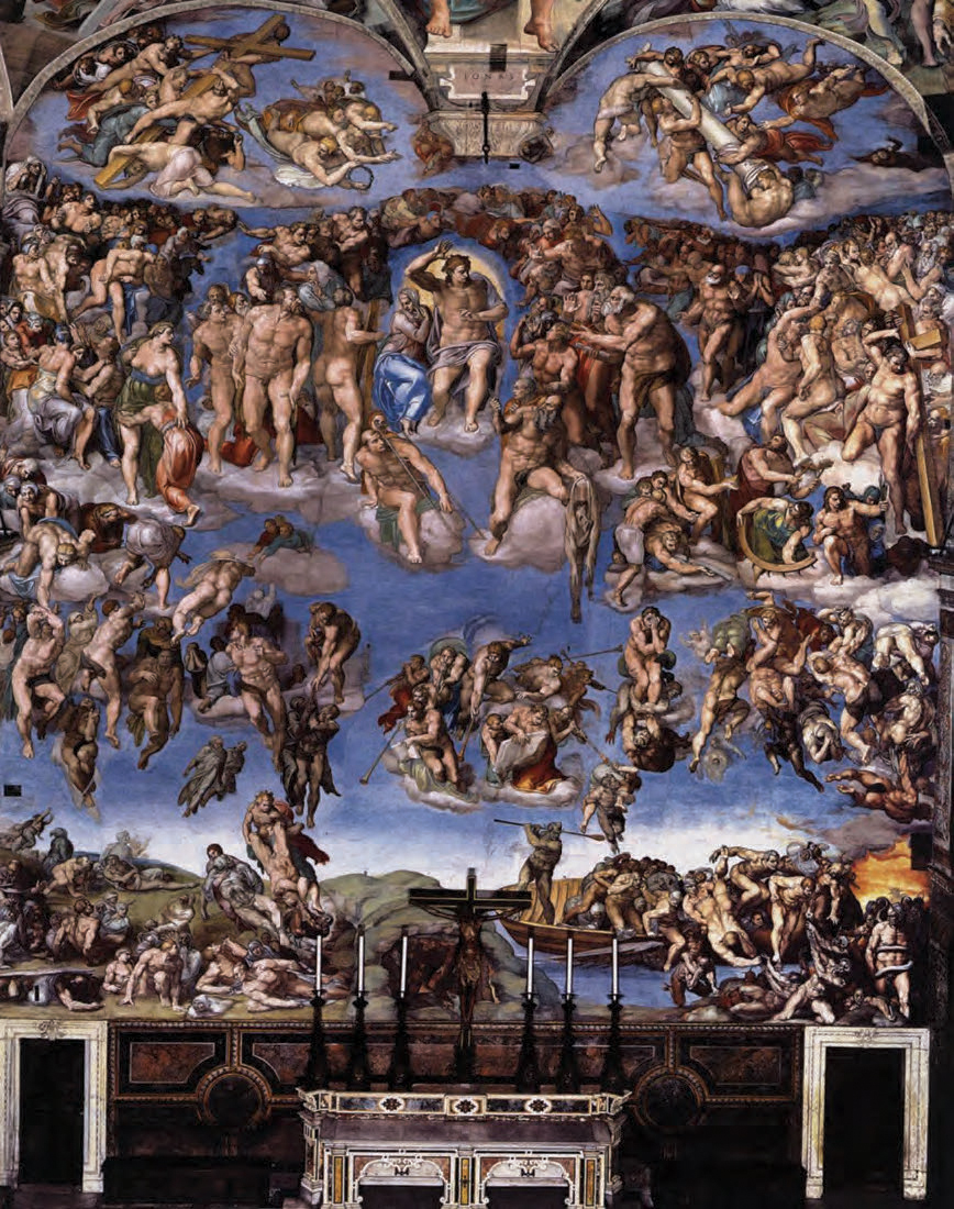 Η τελική κρίση, Μιχαήλ Άγγελος, 16ος αι.