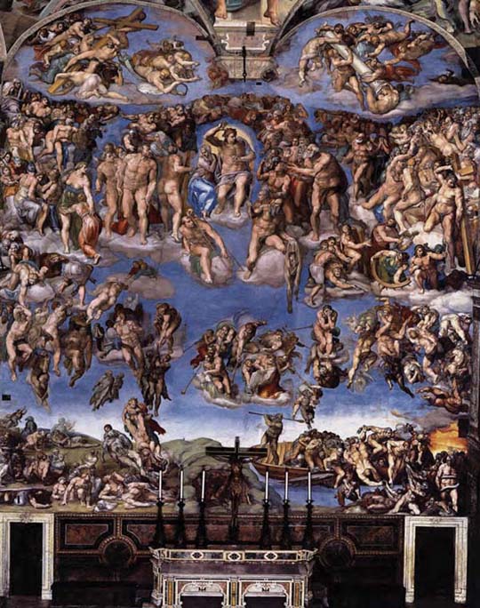 Η τελική κρίση, Μιχαήλ Άγγελος, 16ος αι.