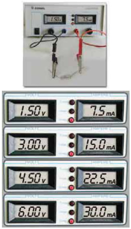 Αν αυξήσουμε την τάση που εφαρμόζουμε στα άκρα του αγωγού, τότε η ένταση του ρεύματος που τον διαρρέει μεγαλώνει.