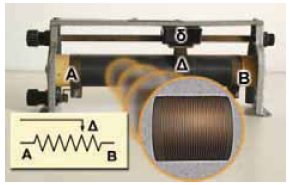 Ο ροοστάτης και η σχηματική του αναπαράσταση