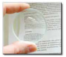 Το μέγεθος του ειδώλου σ’ έναν αποκλίνοντα φακό είναι μικρότερο του αντικείμενου.